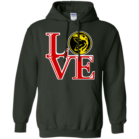 Sweatshirts Forest Green / Small Red Ranger LOVE Pullover Hoodie