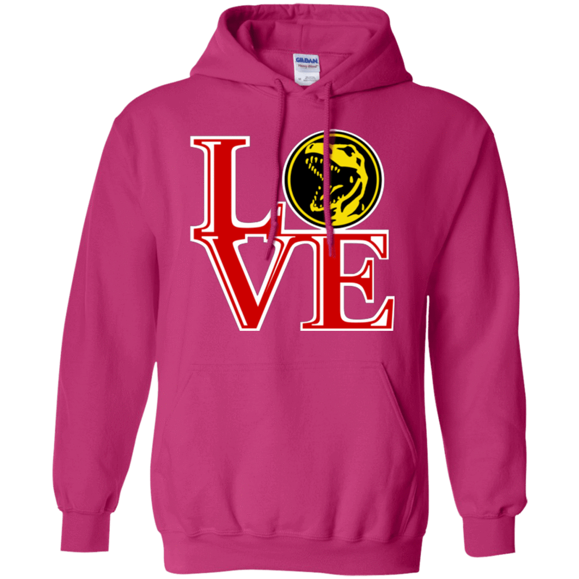 Sweatshirts Heliconia / Small Red Ranger LOVE Pullover Hoodie