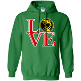 Sweatshirts Irish Green / Small Red Ranger LOVE Pullover Hoodie