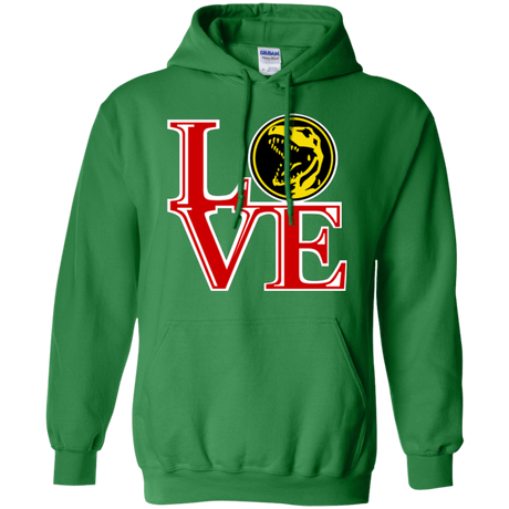 Sweatshirts Irish Green / Small Red Ranger LOVE Pullover Hoodie