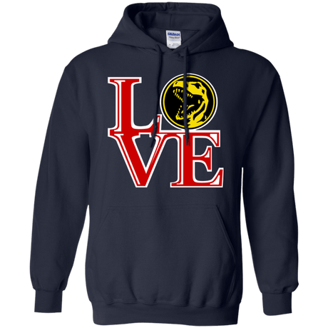 Sweatshirts Navy / Small Red Ranger LOVE Pullover Hoodie