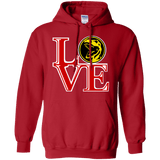 Sweatshirts Red / Small Red Ranger LOVE Pullover Hoodie