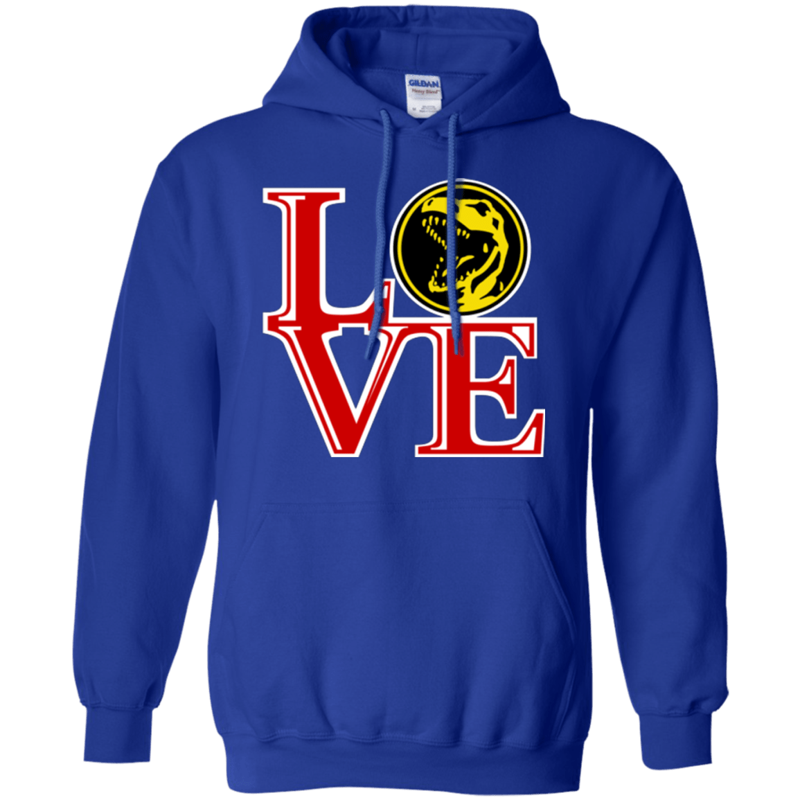 Sweatshirts Royal / Small Red Ranger LOVE Pullover Hoodie