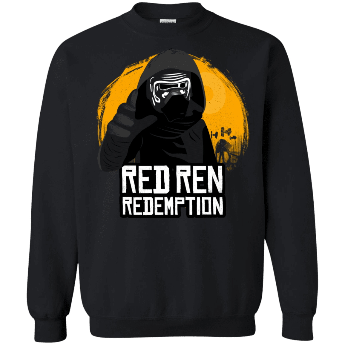 Sweatshirts Black / S Red Ren Crewneck Sweatshirt