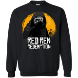 Sweatshirts Black / S Red Ren Crewneck Sweatshirt