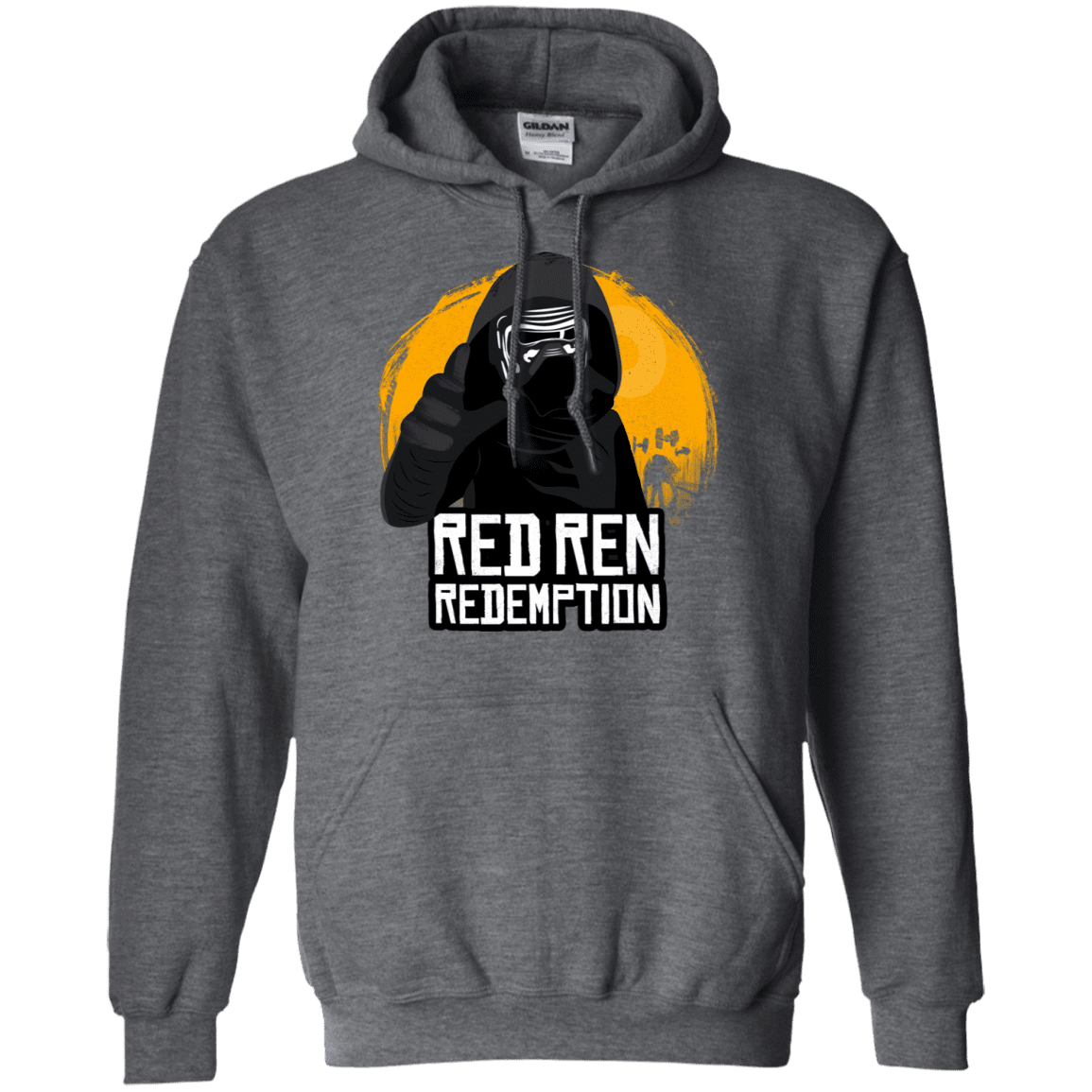 Sweatshirts Dark Heather / S Red Ren Pullover Hoodie