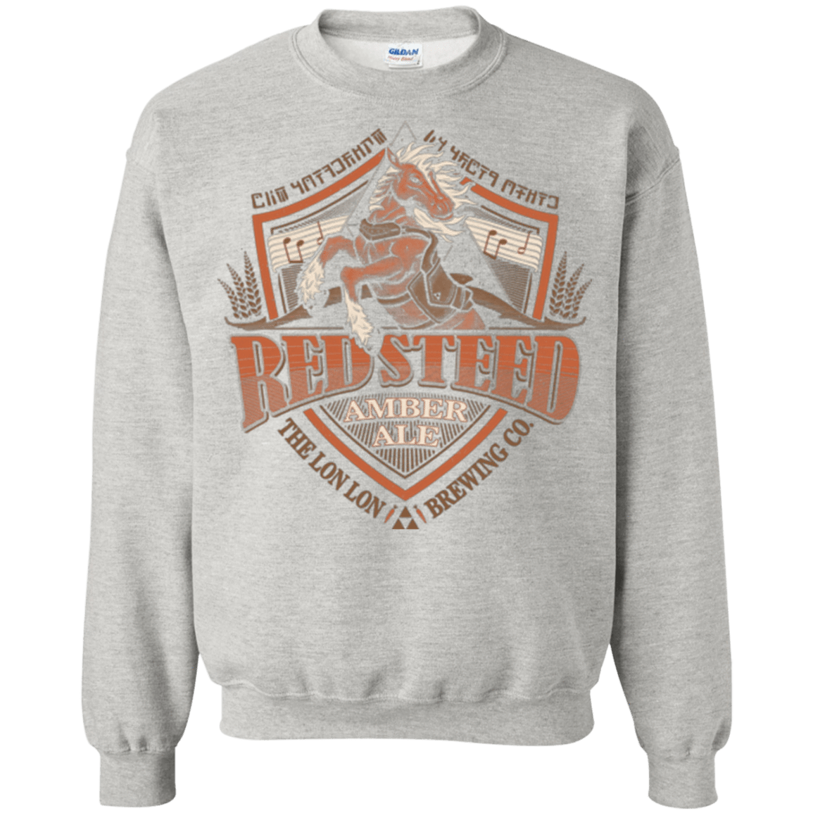 Sweatshirts Ash / Small Red Steed Amber Ale Crewneck Sweatshirt