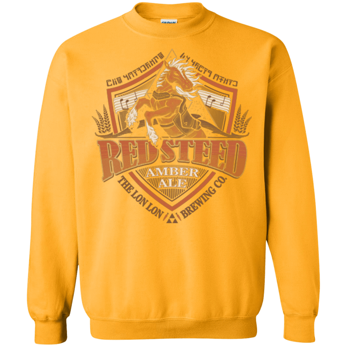 Sweatshirts Gold / Small Red Steed Amber Ale Crewneck Sweatshirt