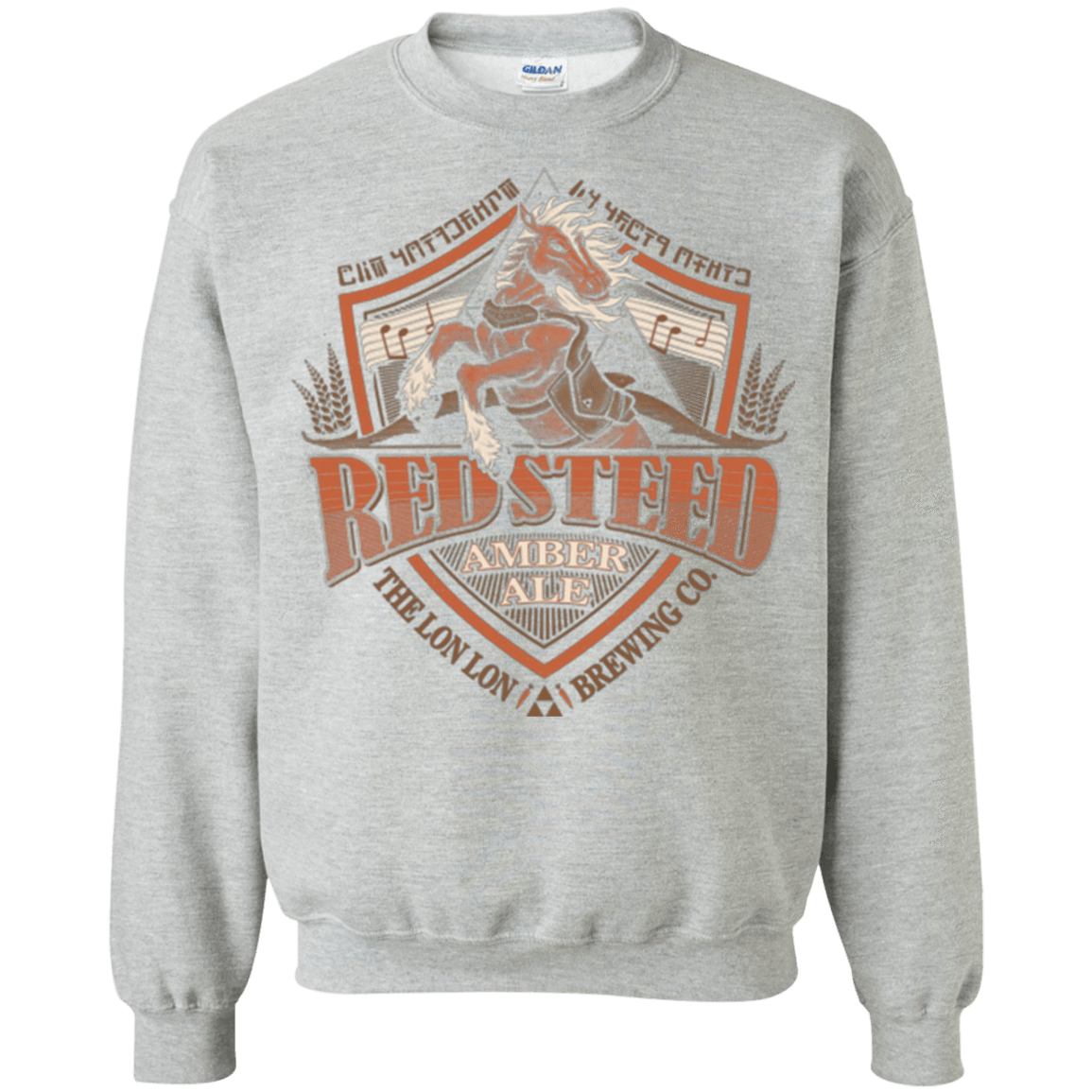 Sweatshirts Sport Grey / Small Red Steed Amber Ale Crewneck Sweatshirt