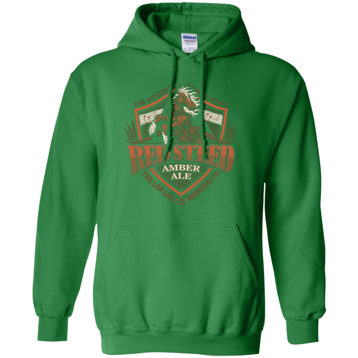 Sweatshirts Irish Green / Small Red Steed Amber Ale Pullover Hoodie