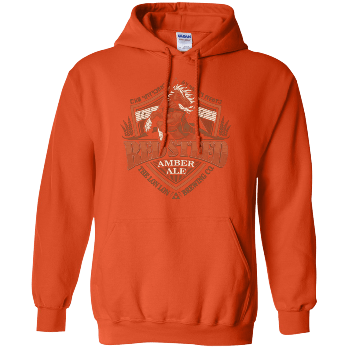 Sweatshirts Orange / Small Red Steed Amber Ale Pullover Hoodie