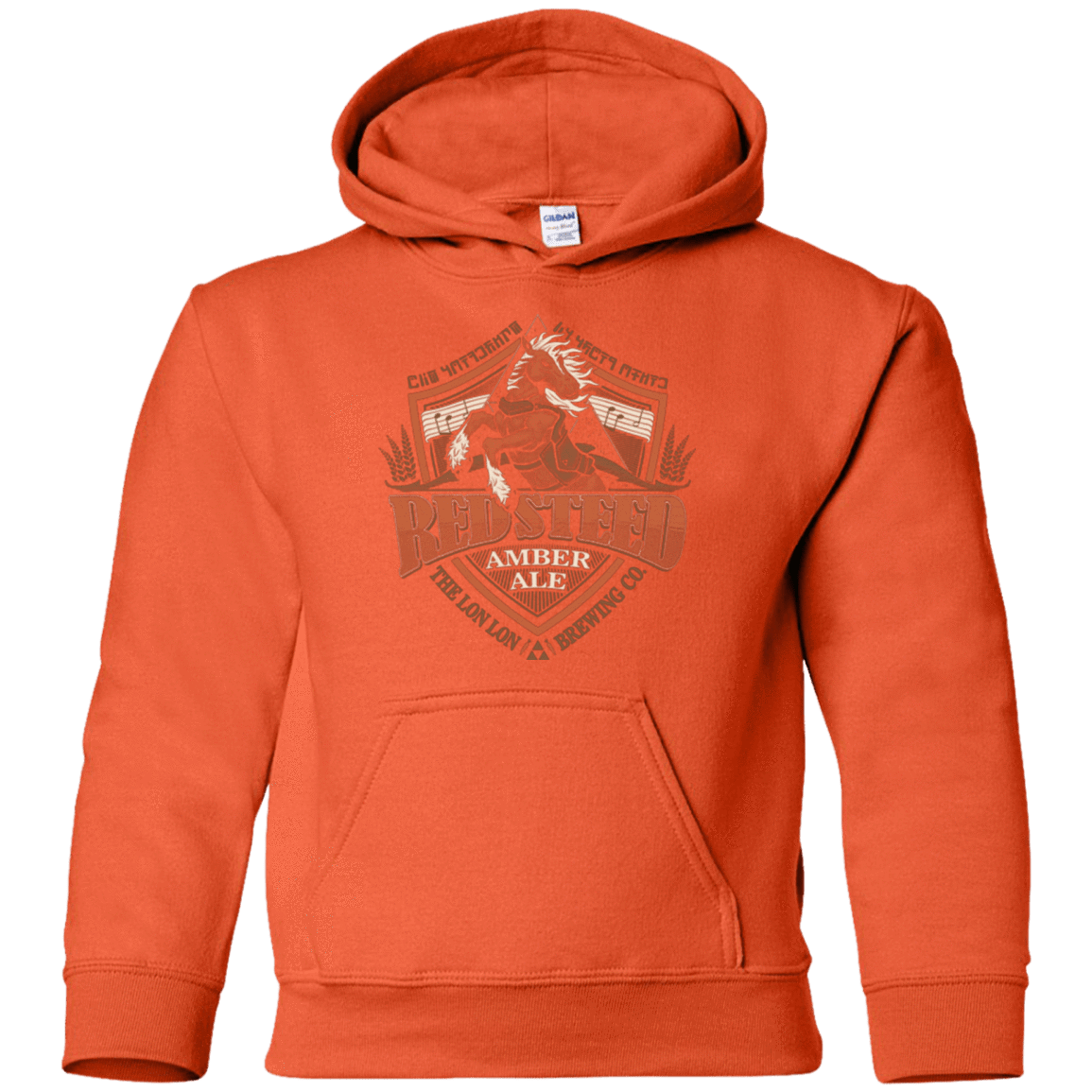 Sweatshirts Orange / YS Red Steed Amber Ale Youth Hoodie
