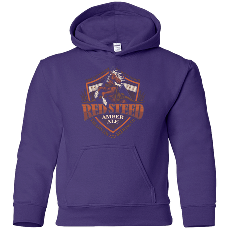Sweatshirts Purple / YS Red Steed Amber Ale Youth Hoodie