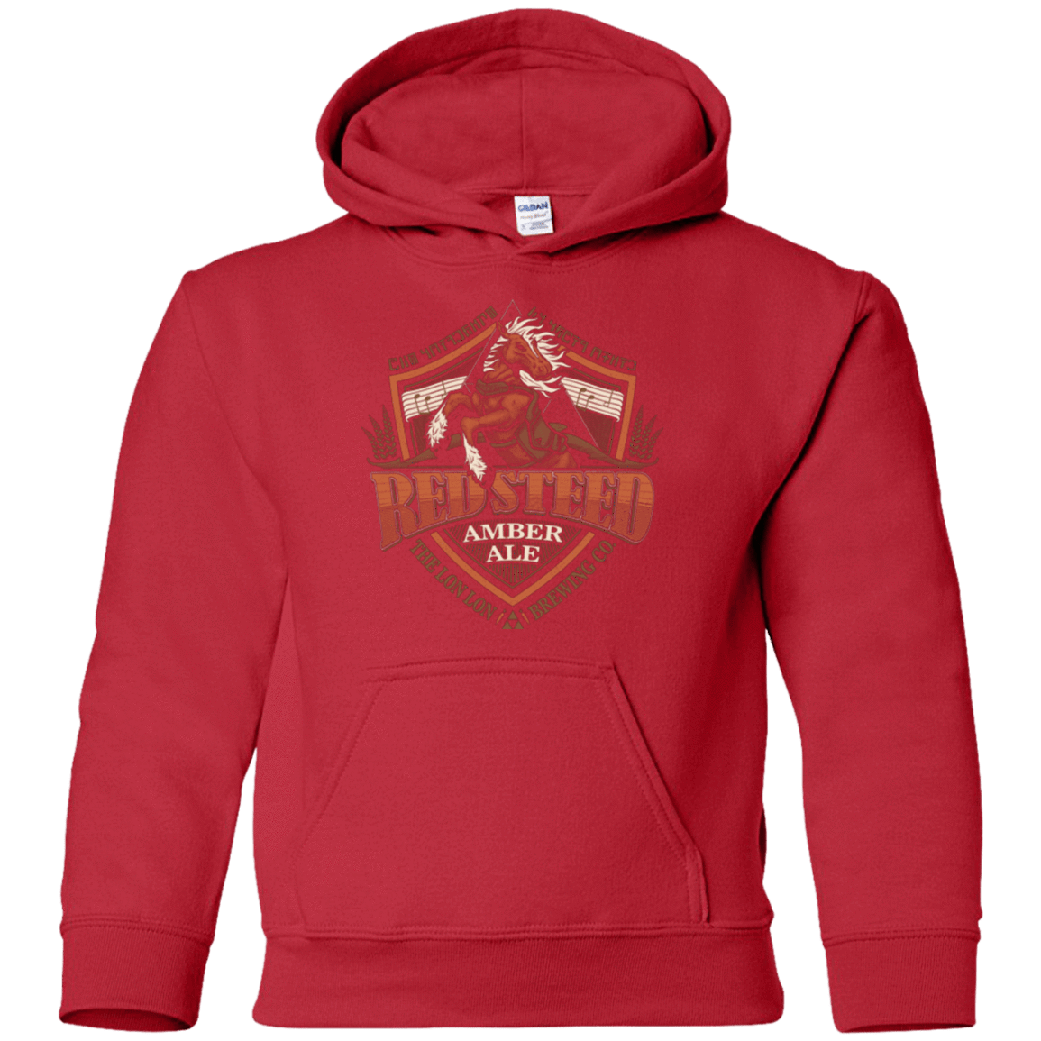 Sweatshirts Red / YS Red Steed Amber Ale Youth Hoodie