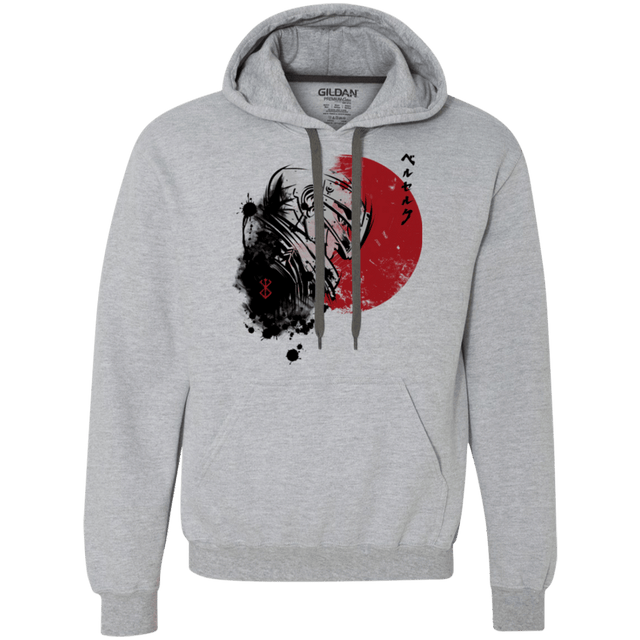 Sweatshirts Sport Grey / Small Red Sun Guts Premium Fleece Hoodie