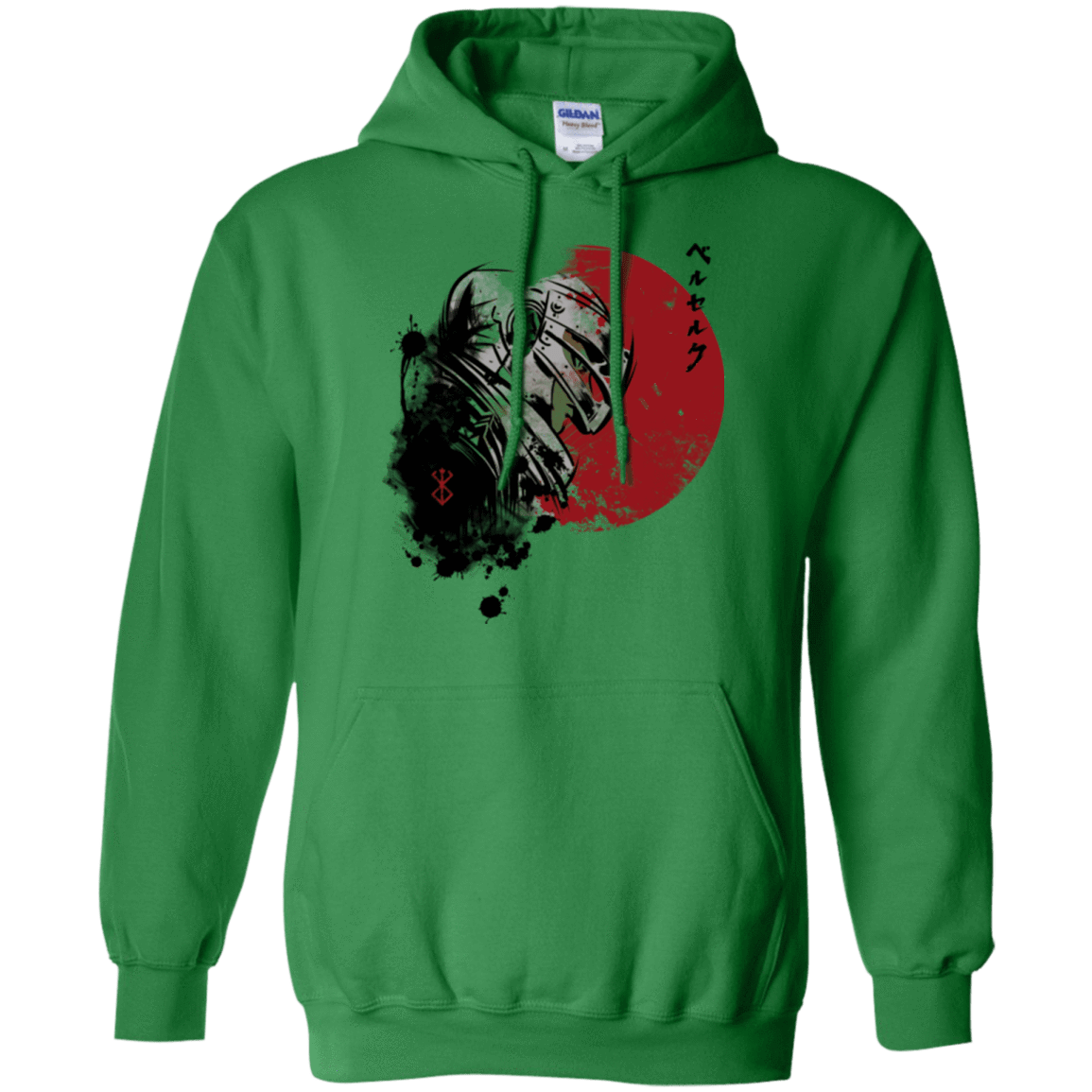 Sweatshirts Irish Green / Small Red Sun Guts Pullover Hoodie