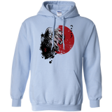 Sweatshirts Light Blue / Small Red Sun Guts Pullover Hoodie