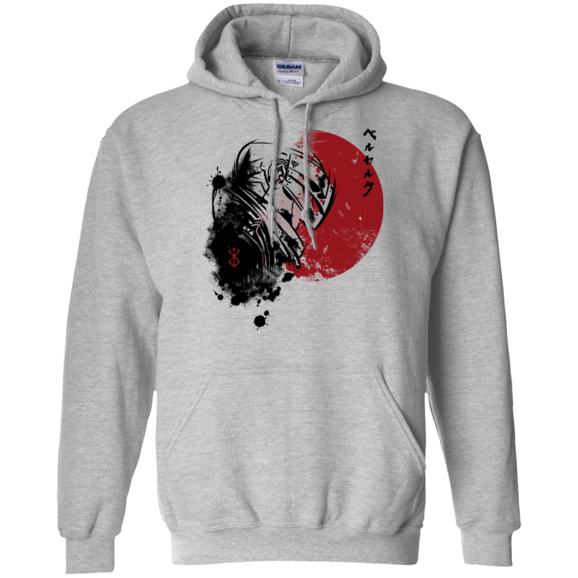 Sweatshirts Sport Grey / Small Red Sun Guts Pullover Hoodie