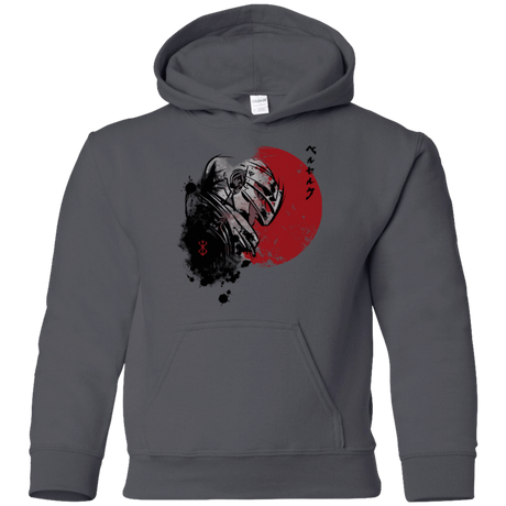 Sweatshirts Charcoal / YS Red Sun Guts Youth Hoodie