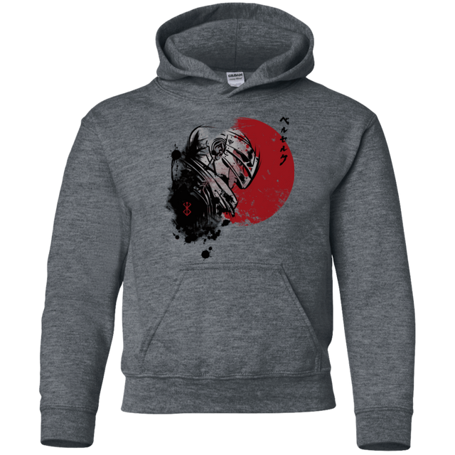 Sweatshirts Dark Heather / YS Red Sun Guts Youth Hoodie