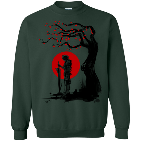 Sweatshirts Forest Green / S Red Sun in Zanarkand Crewneck Sweatshirt