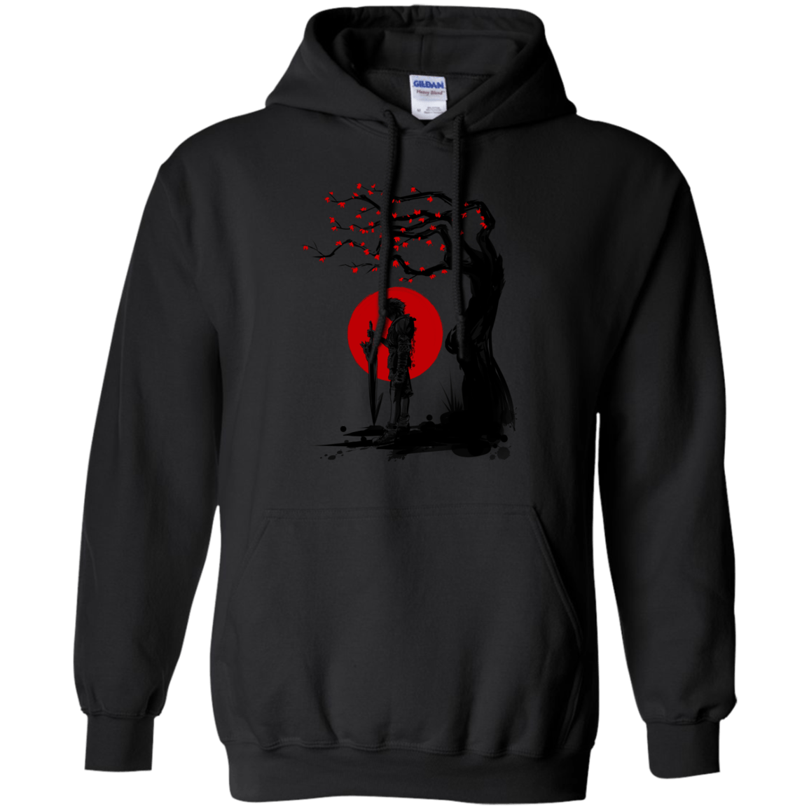 Sweatshirts Black / S Red Sun in Zanarkand Pullover Hoodie