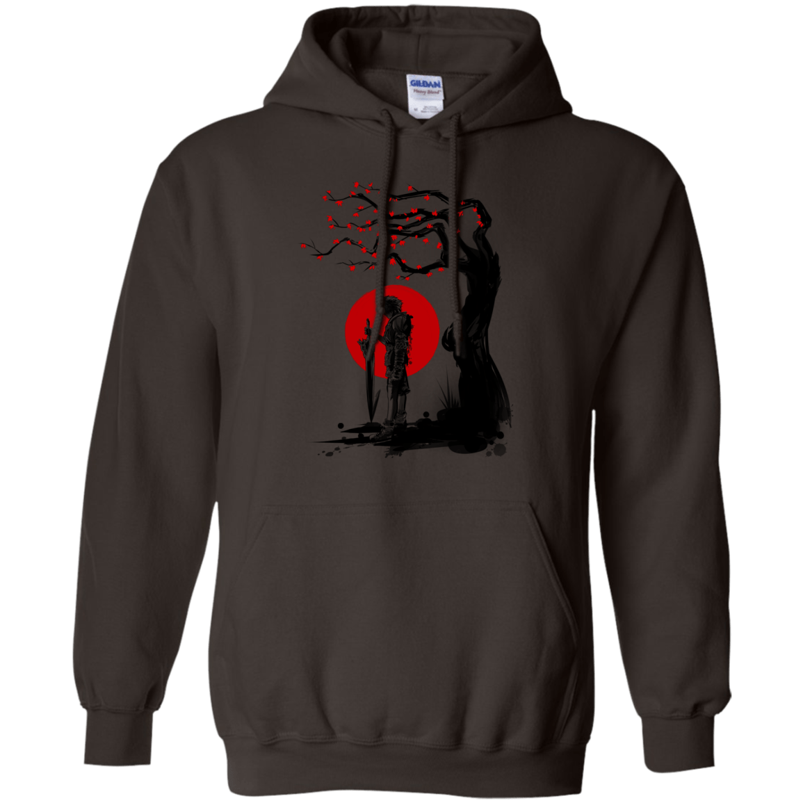 Sweatshirts Dark Chocolate / S Red Sun in Zanarkand Pullover Hoodie