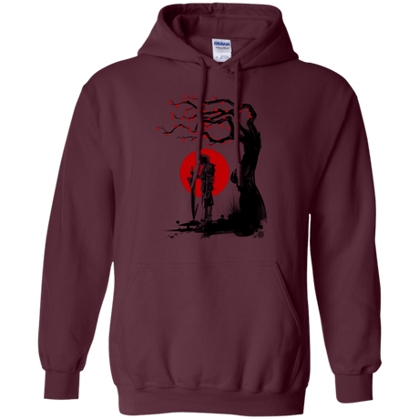 Sweatshirts Maroon / S Red Sun in Zanarkand Pullover Hoodie