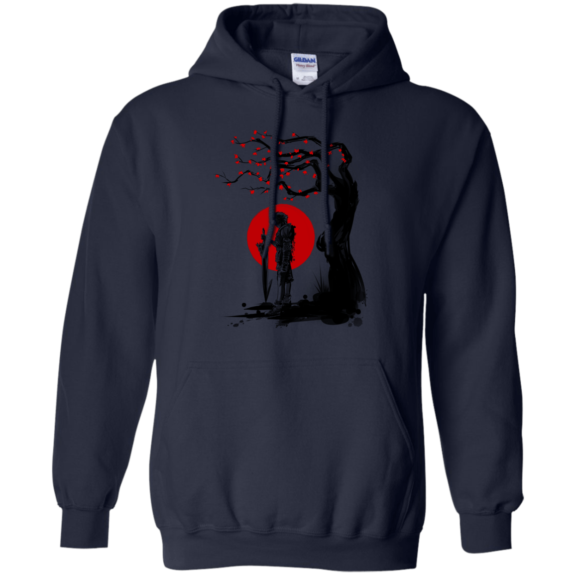 Sweatshirts Navy / S Red Sun in Zanarkand Pullover Hoodie