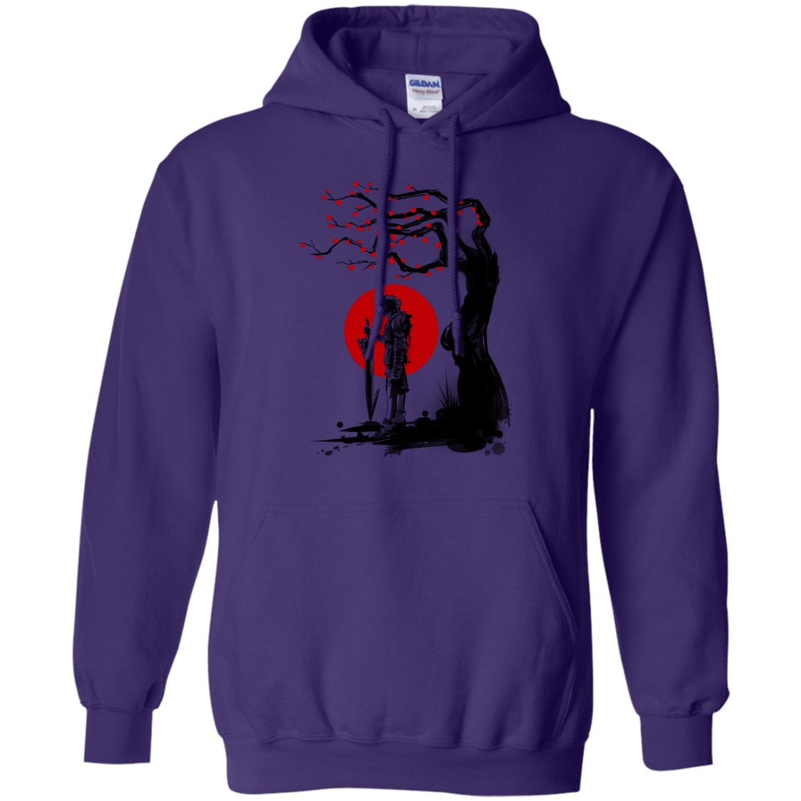 Sweatshirts Purple / S Red Sun in Zanarkand Pullover Hoodie