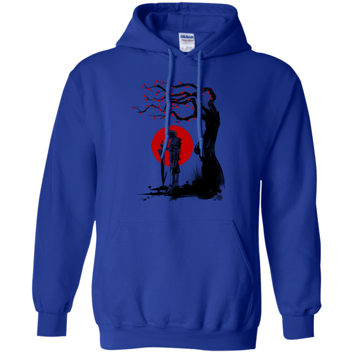 Sweatshirts Royal / S Red Sun in Zanarkand Pullover Hoodie