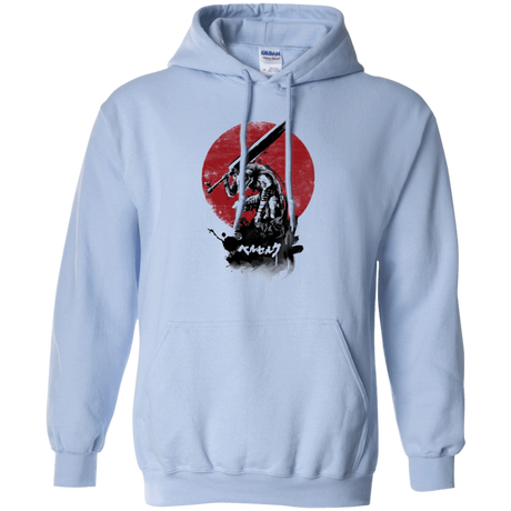 Sweatshirts Light Blue / Small Red Sun Swordsman Pullover Hoodie