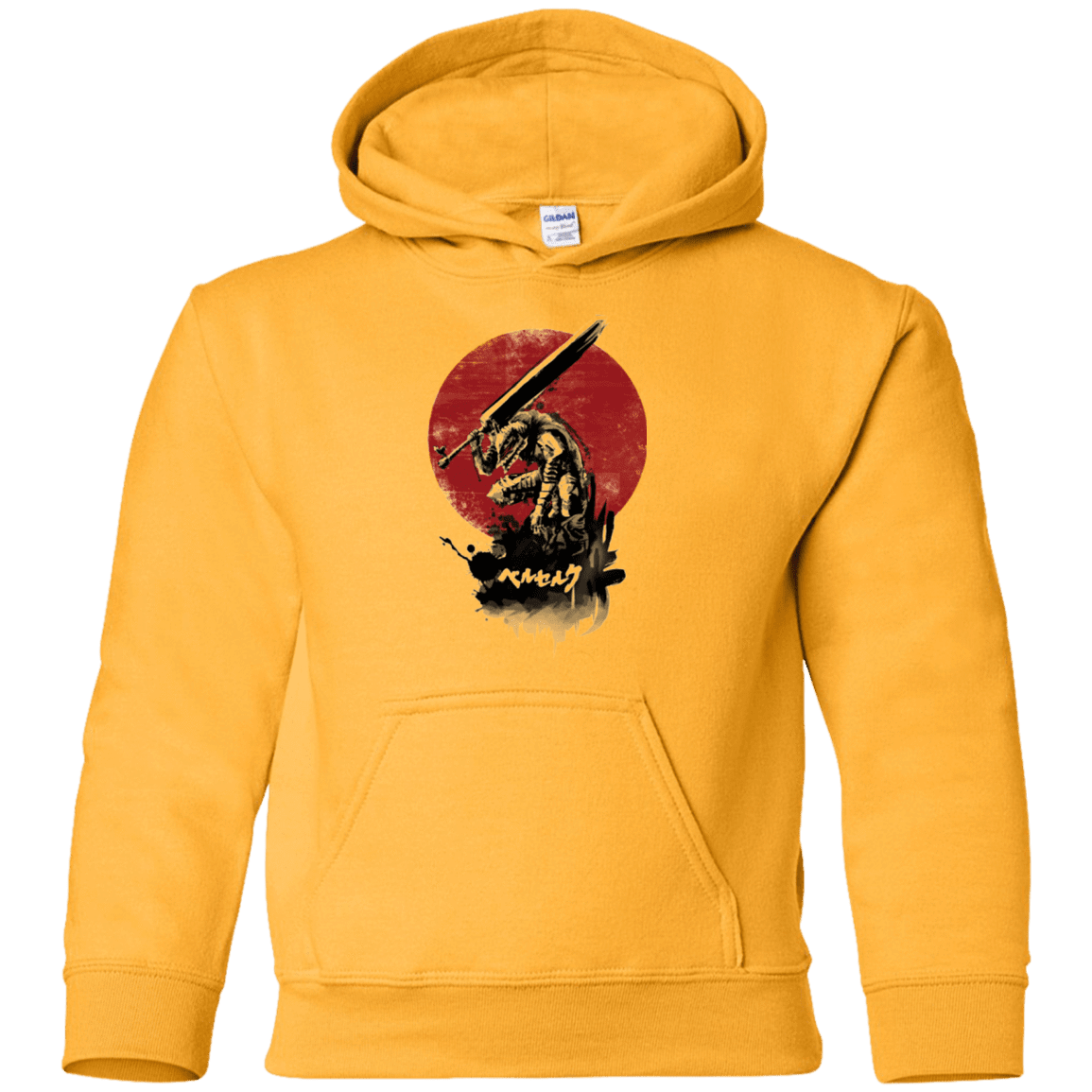 Sweatshirts Gold / YS Red Sun Swordsman Youth Hoodie