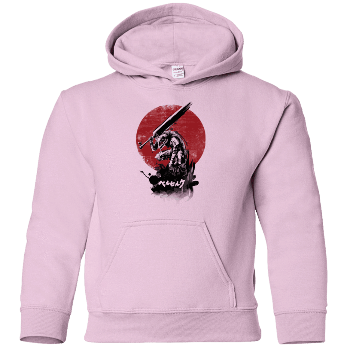 Sweatshirts Light Pink / YS Red Sun Swordsman Youth Hoodie