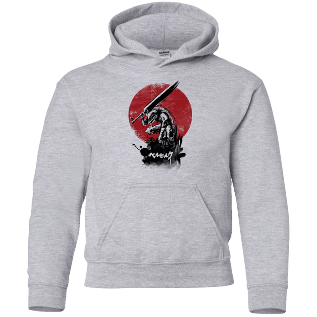 Sweatshirts Sport Grey / YS Red Sun Swordsman Youth Hoodie