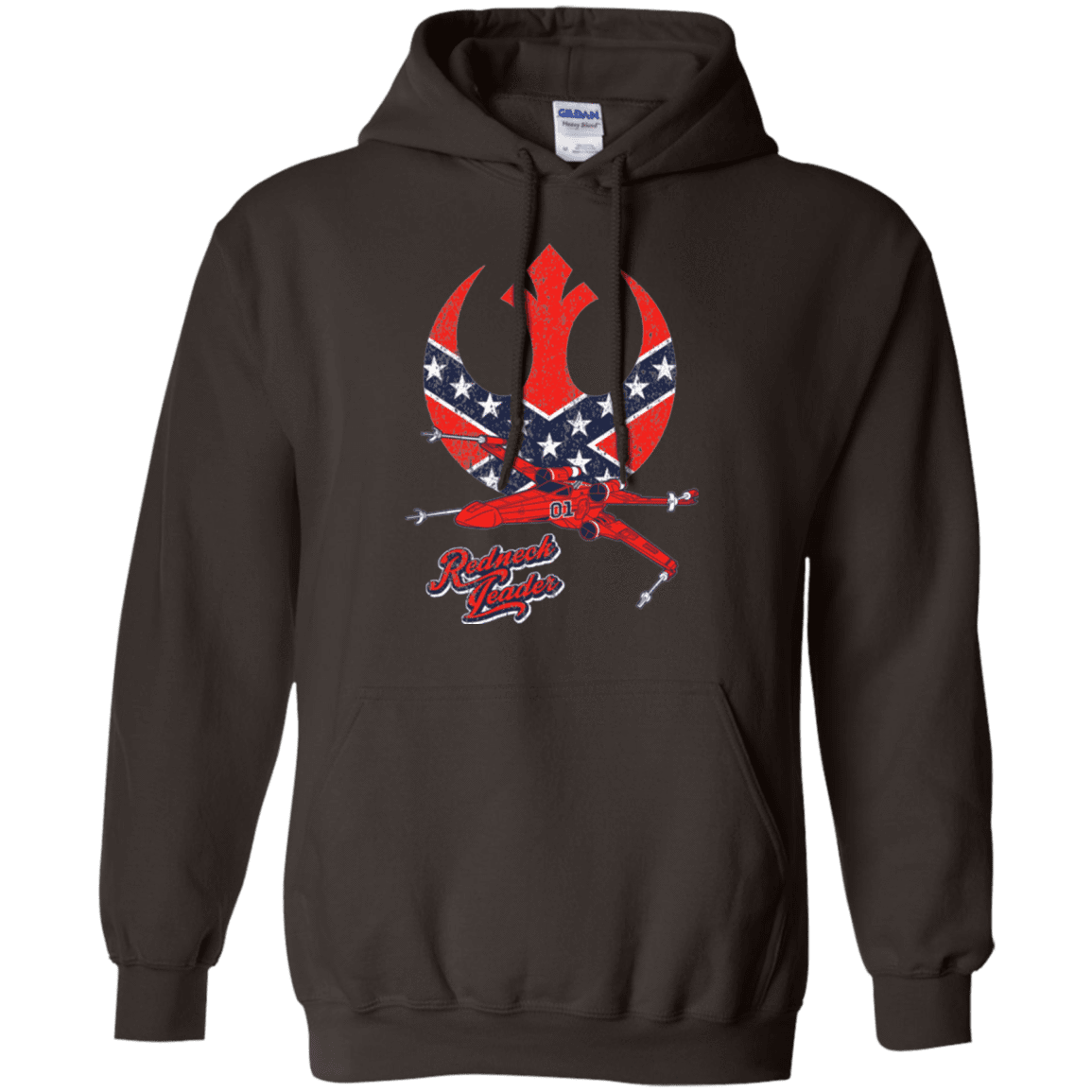 Sweatshirts Dark Chocolate / Small Redneck Leader Pullover Hoodie