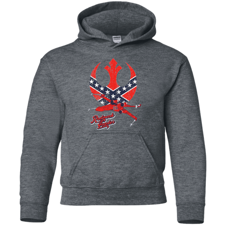 Sweatshirts Dark Heather / YS Redneck Leader Youth Hoodie