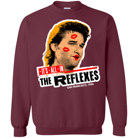 Sweatshirts Maroon / Small Reflexes Crewneck Sweatshirt