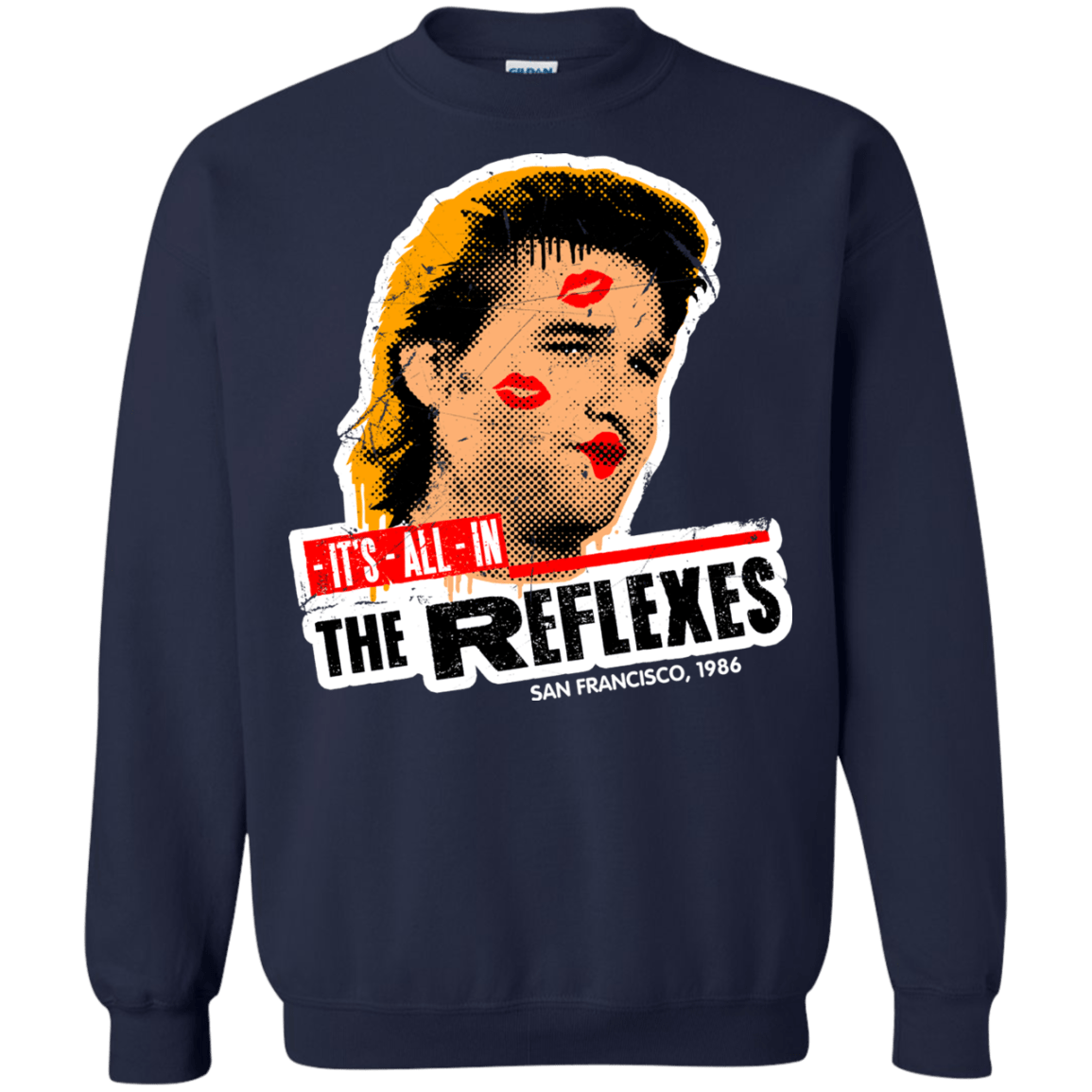 Sweatshirts Navy / Small Reflexes Crewneck Sweatshirt