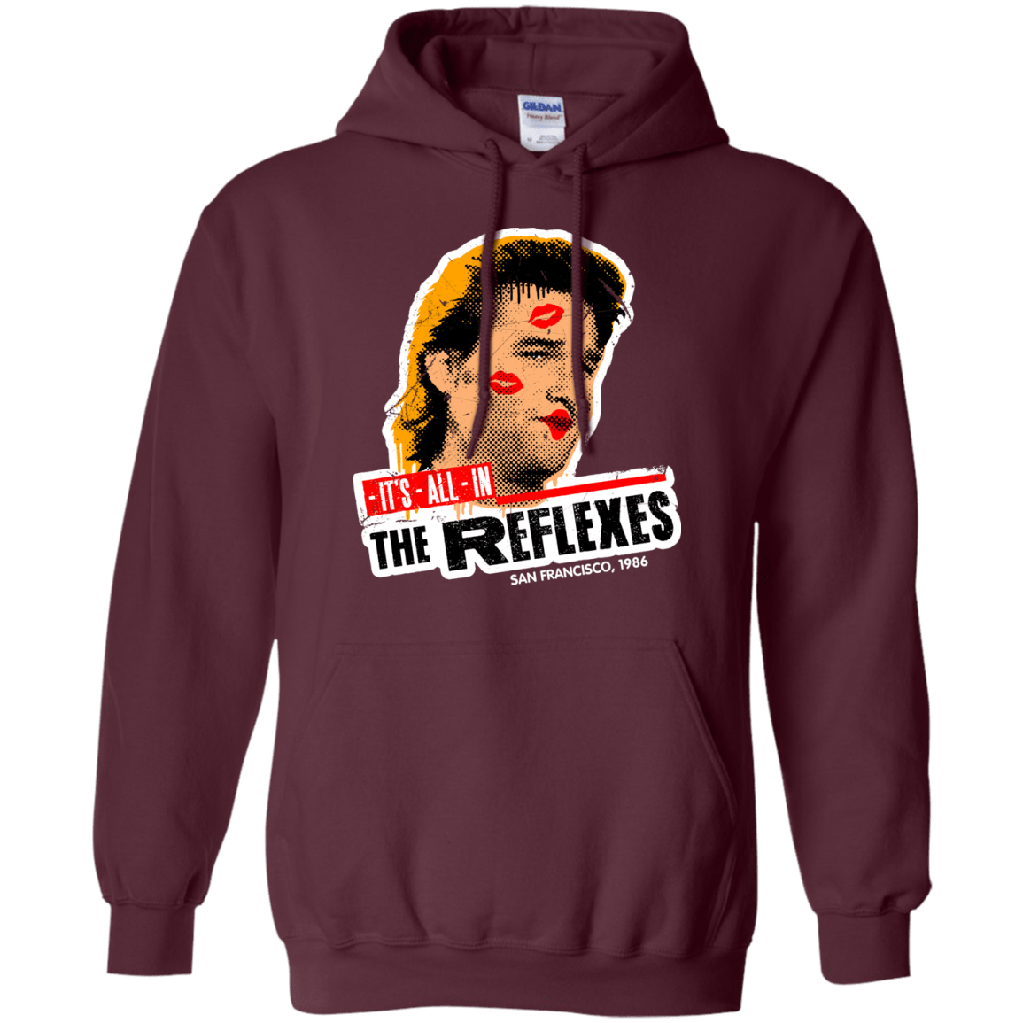 Sweatshirts Maroon / Small Reflexes Pullover Hoodie