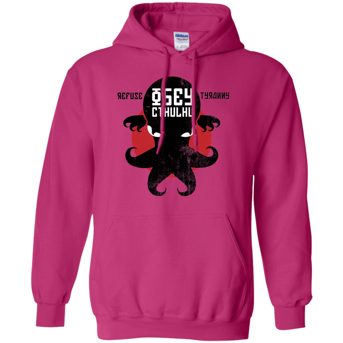 Sweatshirts Heliconia / Small Refuse Tyranny, Obey Cthulhu Pullover Hoodie
