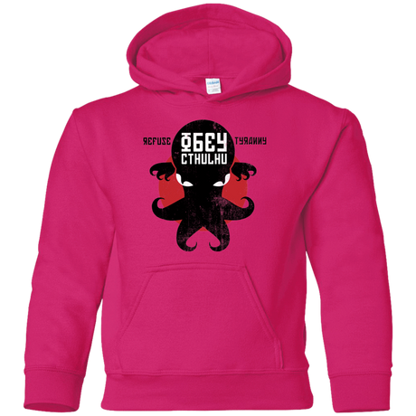 Sweatshirts Heliconia / YS Refuse Tyranny, Obey Cthulhu Youth Hoodie