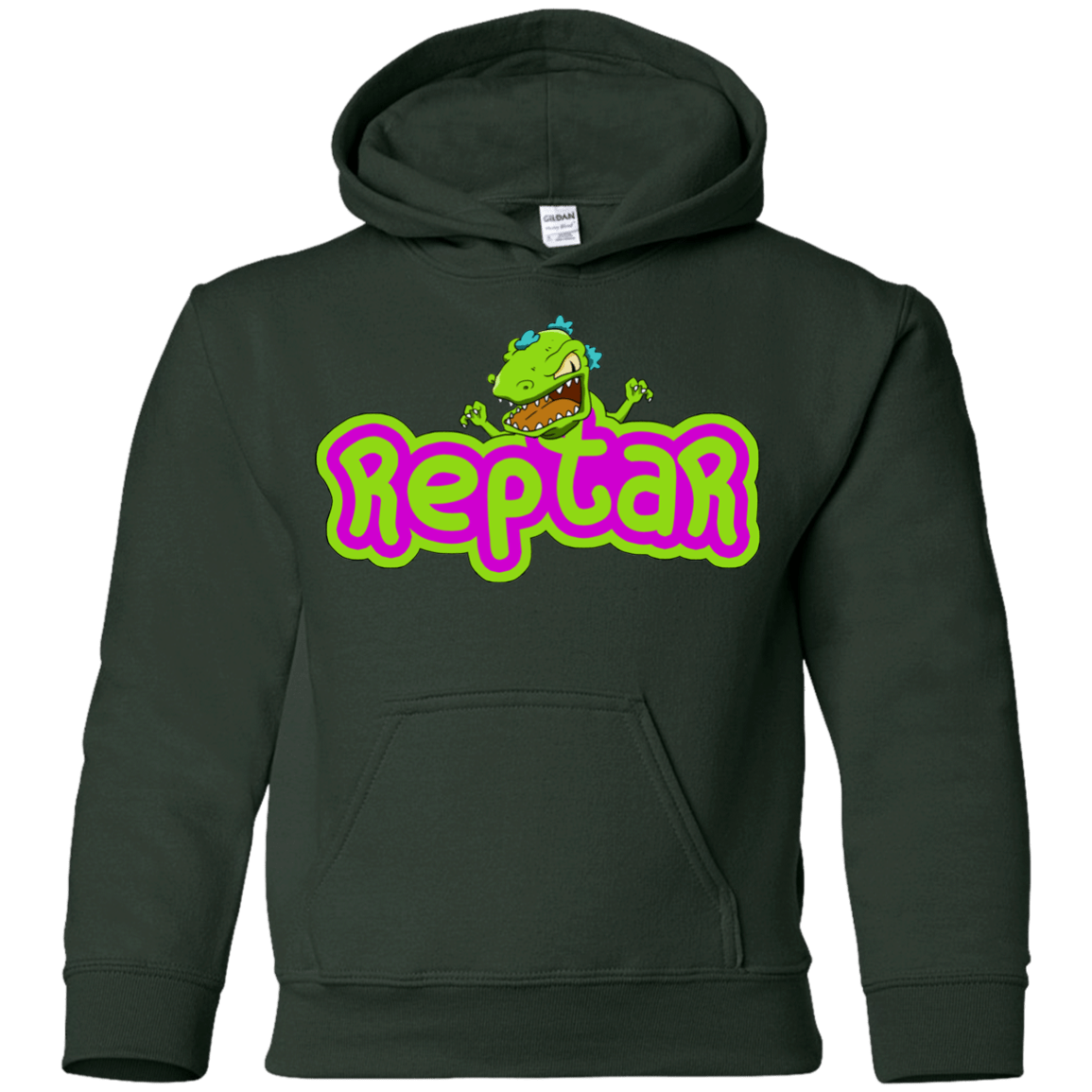 Sweatshirts Forest Green / YS Reptar Youth Hoodie