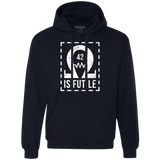Sweatshirts Navy / Small Resistance is Futile Premium Fleece Hoodie