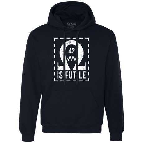 Sweatshirts Navy / Small Resistance is Futile Premium Fleece Hoodie