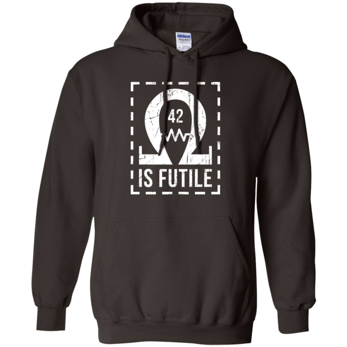 Sweatshirts Dark Chocolate / Small Resistance is Futile Pullover Hoodie