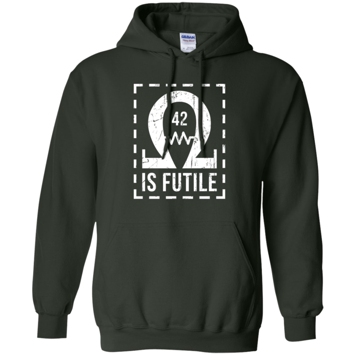 Sweatshirts Forest Green / Small Resistance is Futile Pullover Hoodie