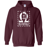 Sweatshirts Maroon / Small Resistance is Futile Pullover Hoodie