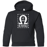 Sweatshirts Black / YS Resistance is Futile Youth Hoodie