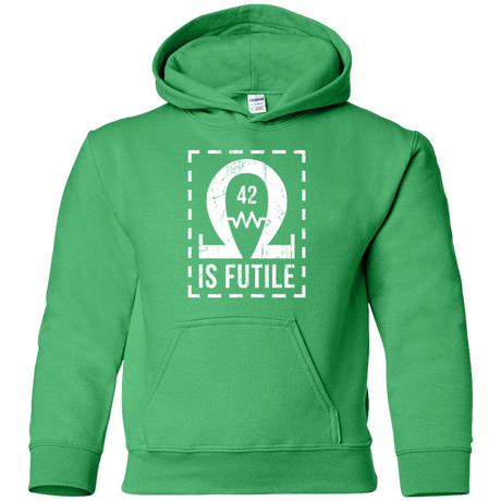 Sweatshirts Irish Green / YS Resistance is Futile Youth Hoodie